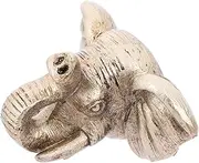 Garneck Elephant Head Wall Fountain Nozzle Outdoor Pool Sprayer Artistic Animal Head Water Feature for Tranquil Garden Decor Unique Design Calming Water Flow