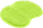 Shower Foot Scrubber Mat Back Washer Back Exfoliating Bath Wash Pad Wall Mounted Slip Suction Cups Foot Scrubber for Use in Shower Cups Foot Cleaner for Men and Women