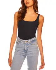 Susana Monaco Square Neck Tank Top