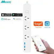 Melery Tuya WiFi Smart Power Strip AU Plug Socket USB TypeC for Google Alexa Use