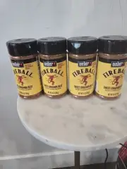 Weber Whiskey Rub Seasonings: Fireball New 6.5 Oz Lot Of 4