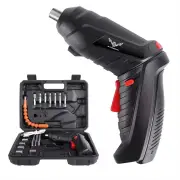 47PCS 4.2V Cordless Electric Screwdriver Tool Set USB Charging 1800mAh Battery LED Light 3.5Nm Torque Includes Bits and