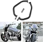 Engine Guards Highway Crash Bars Engine Protectors for SUZUKI BOULEVARD M109R VZR1800 06-14 (Black, B)