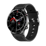 NY19 Women Smart watch Heart rate monitor Waterproof Men sport Fitness Tracker smartwatch for IOS and Android - Black