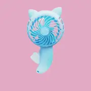 3-color Portable Handheld Fan, Hand Pressed Fan, Mini Portable Fan, Battery.pi