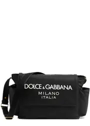 Dolce & Gabbana Kids Logo Nylon Changing bag - Black - One ONE