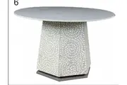 Emporium Hexagonal Bone Inlay Dining Table