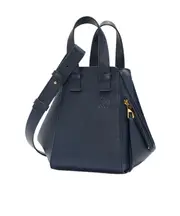 Loewe Compact Hammock Bag One size Deep Navy Blue