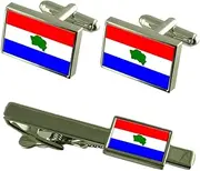 [Select Gifts] President Kennedy City of the State of Spirit Holy Tie Clip Twins Flag Box Gift Set