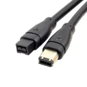 Chenyang IEEE 1394 6Pin Female to 1394B 9Pin Male Firewire 400 to 800 Cable 1.8M