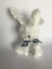 DOUDOU ET COMPAGNIE,Rabbit darling comforter with blue floral scarf, , DC3818-04