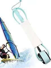 Xvilmaun Surf Leash | Heavy Duty Surf Rope | Lightweight Beach Sport Legrope, Surfboard Supplies for Competition, Stand-Up Paddleboarding