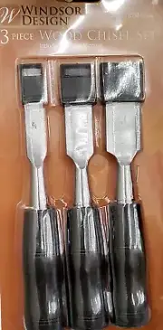 Winsor design 3- pc wood chisel set