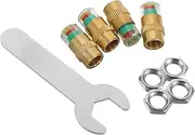 PENIKOKO 4pcs Tire Pressure Monitor Valve Stem Caps for Cars and Trucks Visual Indicator for Optimal Tire Pressure Enhances Efficiency Theft Design