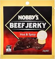 Nobbys Hot and Spicy Beef Jerky 25 g