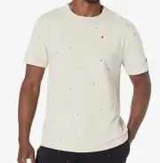 Champion C-Life Heritage Paint Splatter Pebblestone Tee T25969-AZXC XL