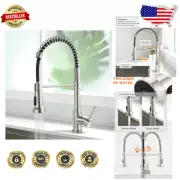 Durable Industrial Pull Down Kitchen Faucet with 360° Swivel and Stylish Design