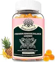 Premimum Feminine Balance Gummies - Hawaiian Pineapple, Pineapple Probiotic Gunmies for Women’s Health & Wellness, Immune Support | 60 Gummies, 30 Servings