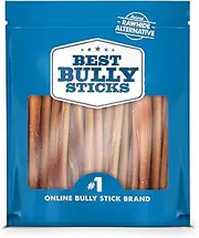 6-inch Odor-Free Angus Bully Sticks by (20 Pack) Free Range Grass Fed Angus Beef