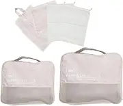 LIFKOME 1 Set Travel Clothes Bags Packing Cubes Organizer for Clothing Underwear Toiletries Reusable Drawstring Pouches for Storage and Organization