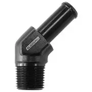Aeroflow 45° 1/2" NPT -10 100/450, AF845-10ANBLK
