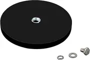 Neodymium Rubber Coated Disc Magnet D88mm M8 Female Thread Hole Off-Road Vehicle Lighting,Outdoors Level Strong Magnetic Base Led Working Signal Lights Antenna