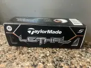 NEW TaylorMade LETHAL TP Golf Balls 1 Sleeve 3 New In Box Balls