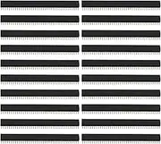 VGOL 20PCS 40 Pin Single Row Straight Female Pin Header Connector 1.27 mm Pitch Overall Dimensions 51x7x2 mm Suitable for Electronic Circuit Boards PCB Connections