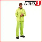 PROCHOICE Hi-Vis Rainwear Set: Jacket & Pant | Fluro Yellow