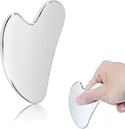 Stainless Steel Gua Sha Massage Tools, Metal Gua Sha Set for Face, Body and Eyes, Gua Sha Facial Scraper for SPA Acupuncture Therapy Trigger Point Treatment, Suitable for Women & Men Skin Care