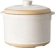 Ceramic Small Soup Bowl with Lid, Onion Soup Bowl with Handle, Microwave Oven Bowl-White