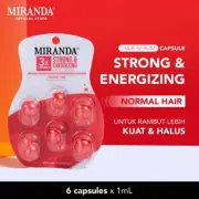 6x Miranda Hair Serum Strong & Energizing Normal Hair @6x1ml