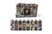 50x BIC Maxi Mexican Skull Lighters Various Colour Box J26