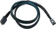 SYSTEM-S SFF-8643 Cable 100cm Mini SAS HD to SFF-8087 Adapter for SSD Hard Drive Motherboard