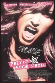 Modern FILM POSTER Postcard/Flyer: PREY FOR ROCK & ROLL (Gina Gershon). FreePost
