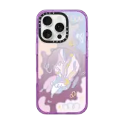 iPhone 16 Pro Impact Case MagSafe Compatible Transparent Butterfly