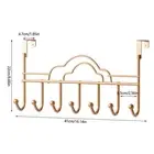 Behind The Door Hooks Household Storage Wall Hanger Hooks No Punch Coat Rack _vf