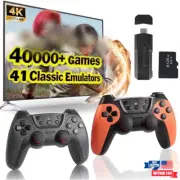 128G 41000+ Retro Games Video Game Console TV Stick 4K HDMI Wireless Controller