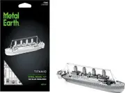 Model Kit Titanic Ship (Moderate Difficulty) Steel Model by Metal Earth