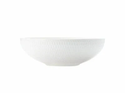 Maxwell & Williams White Basics Diamonds Coupe Bowl 18.5cm Set of 4