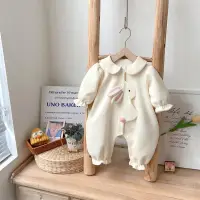 在飛比找蝦皮購物優惠-Mini baby🌷新生2023秋裝週歲寶寶衣服服裝超萌女寶