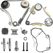 Timing Chain Kit with VCT Selenoid Actuator Gear Cover Gasket, 2.2/2.4L Ecotec, Fits for Chevy Equinox/Captiva/Cobalt/Malibu, for GMC Terrain,for Buick Regal/Verano,for Pontiac G5, 09-17, 90537632