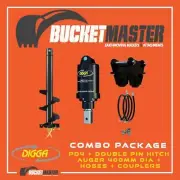 DIGGA AUGER COMBO PACKAGE - PD4 AUGER DRIVE+400Di AUGER +DOUBLE PIN HITCH - FOR