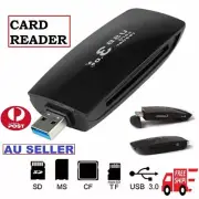 Usb 3.0 Multi 4 In 1 Memory Card Reader 5Gbps Adapter For SD, TF CF MS Micro SD`