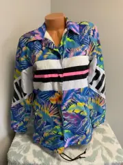 Victoria's Secret PINK Tropecal Sherpa Lined Anorak Jacket you pick size