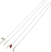 [GLSTOY] 4pcs Glasses Chain Eyeglass Chain for Women Eyeglass Holders Around Neck Eye Glass Strap Glasses Holders Around Neck Eyeglass Straps for Men Eye Glass Chain Holder to Wear