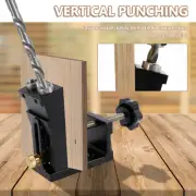 Pocket Hole Jig Kit 15° Angle Hole Drill Guide Kit Adjustable Dowel Hole leuYe