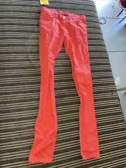 bettina liano ace colour lust jeans texta red Bnwt Sz 29" Free Post (e22