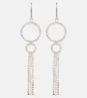 [Isabel Marant] Isabel Marant Disco Ring embellished earrings One Size silver