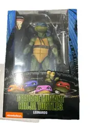 NECA Teenage Mutant Ninja Turtles 1990 Movie 7" Leonardo Action Figure TMNT